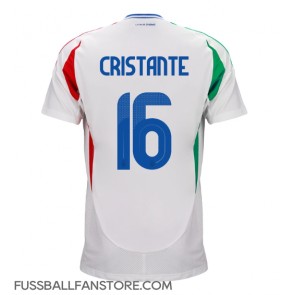 Italien Bryan Cristante #16 Replik Auswärtstrikot EM 2024 Kurzarm